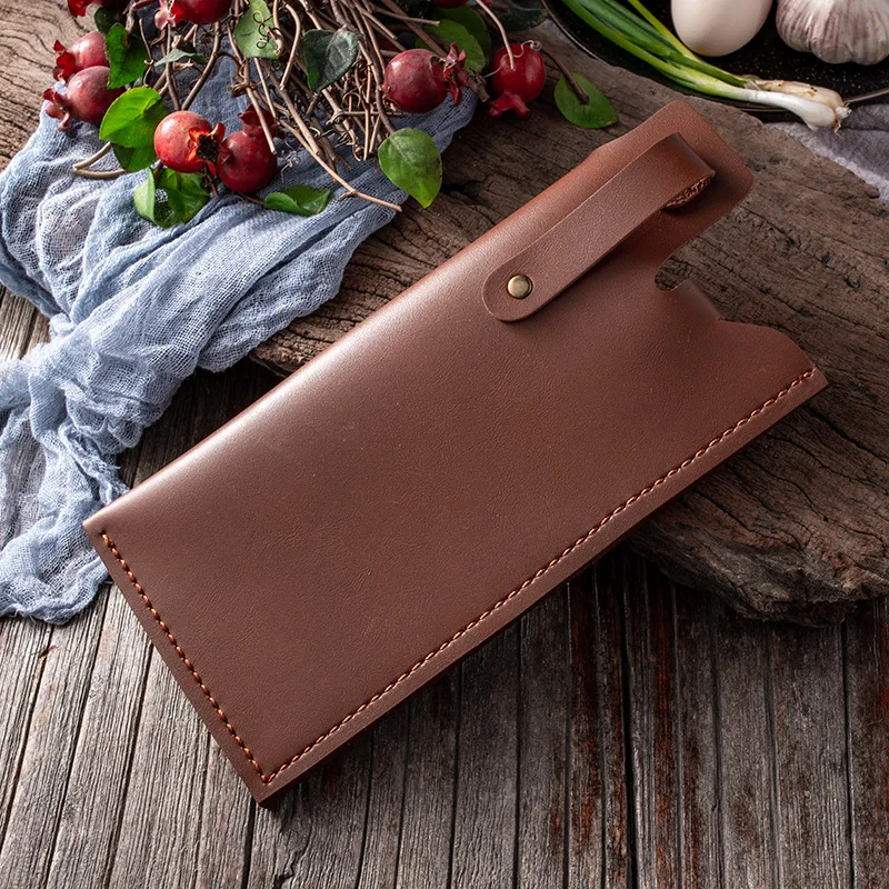 Защитная кобура для кухонных ножей с кожаным футляром