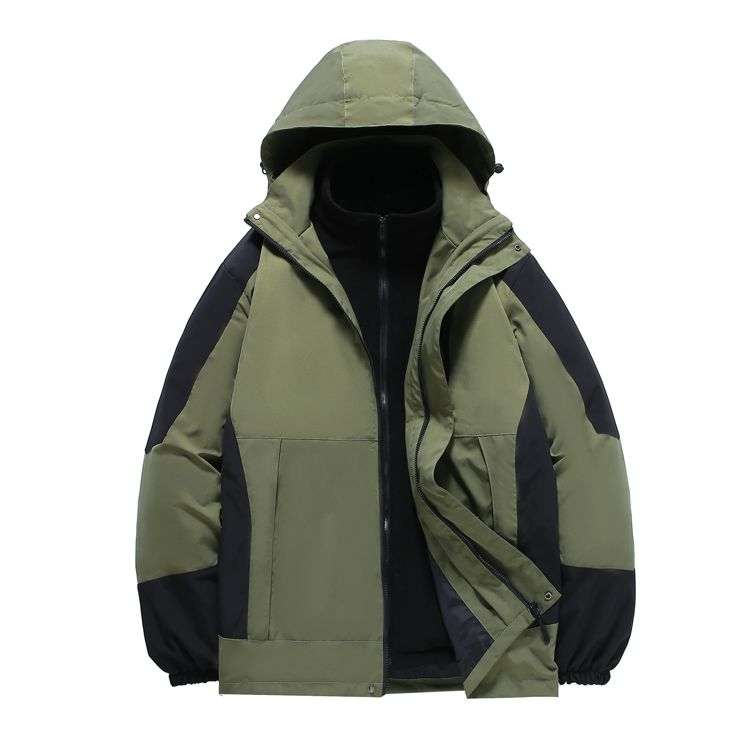 Зимние мужские водонепроницаемые куртки размера плюс 12XL с мягкой подкладкой