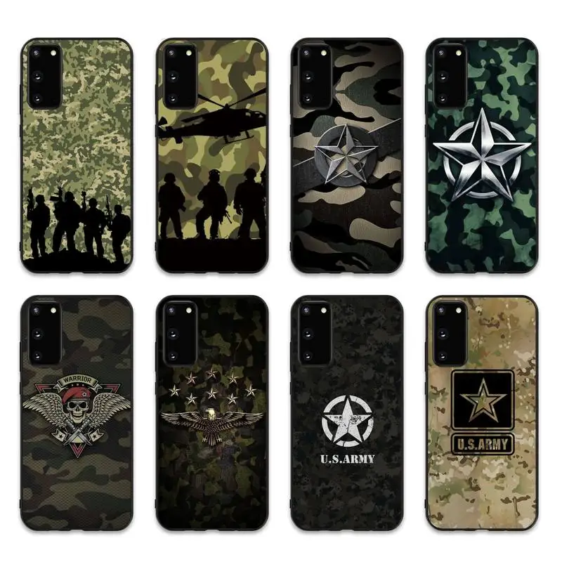 

Camouflage Military Camo Phone Case for Samsung S10 21 20 9 8 plus lite S20 UlTRA 7edge
