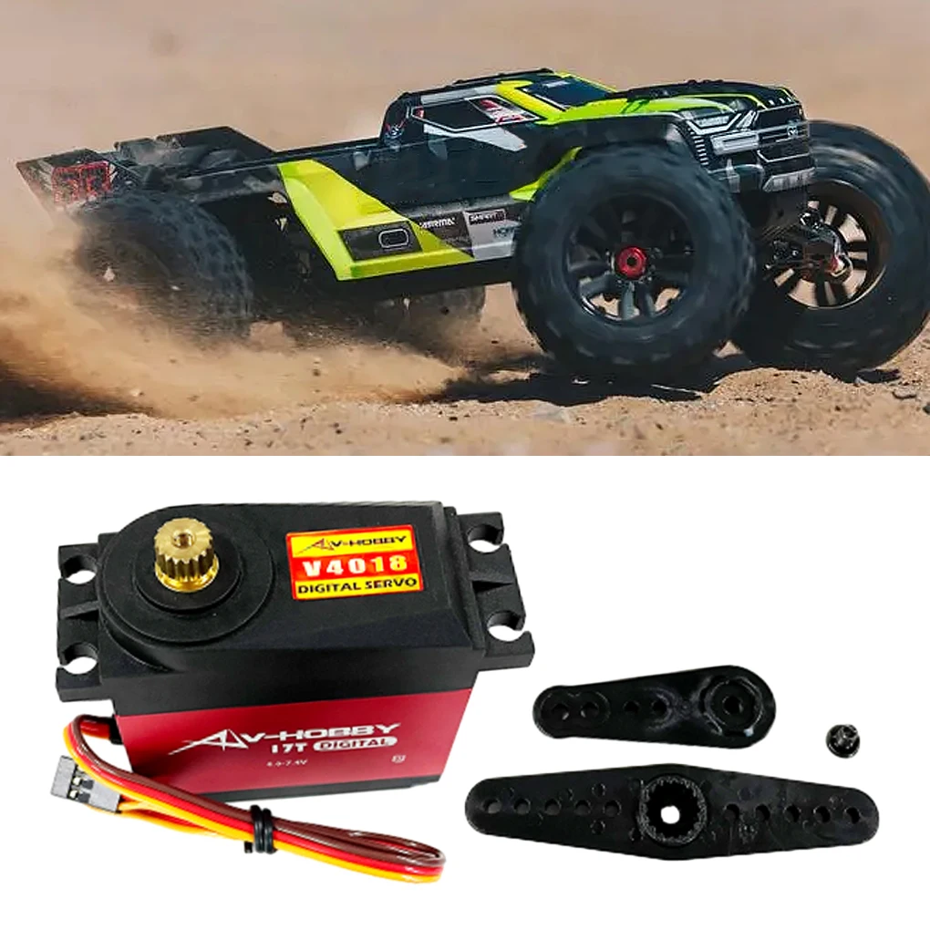 Металлическая Шестерня сервопривода для ARRMA 1/5 RC 17T 40 кг Автомобильная
