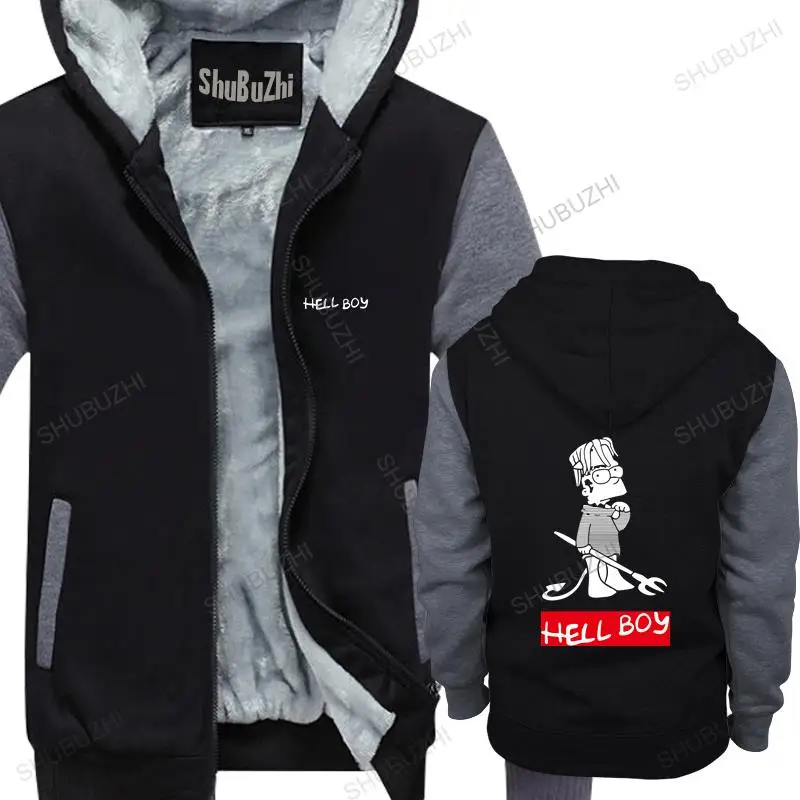 

cotton man hoodies winter jacket LIL PEEP HELLBOY hiphop rapper CRY BABY print warm coat men shubuzhi sweatshirt