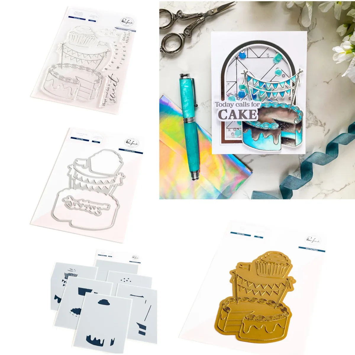 

Sweet Days Metal Cutting Dies Clear Stamps Hot Foil Stencil For Decorating Scrapbook Diy Paper Card Album Mould Embossing Craft