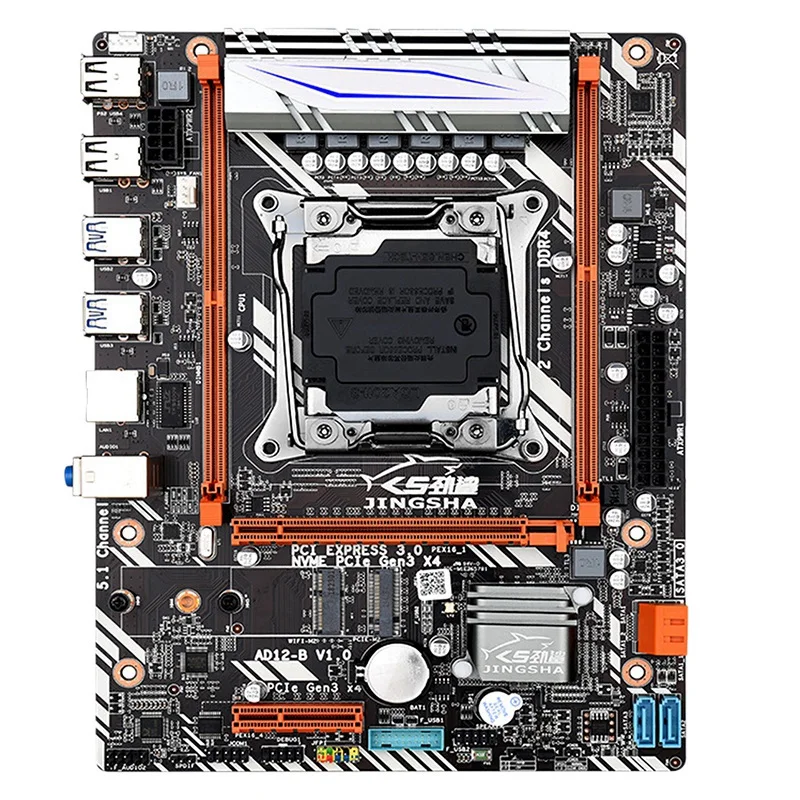 

Материнская плата Jingsha X99 D4 LGA 2011-3 с поддержкой SSD M.2 и E5 2620V3 E5 2678V3 и DDR4 ECC REG RAM с SATA и PCIE 16X
