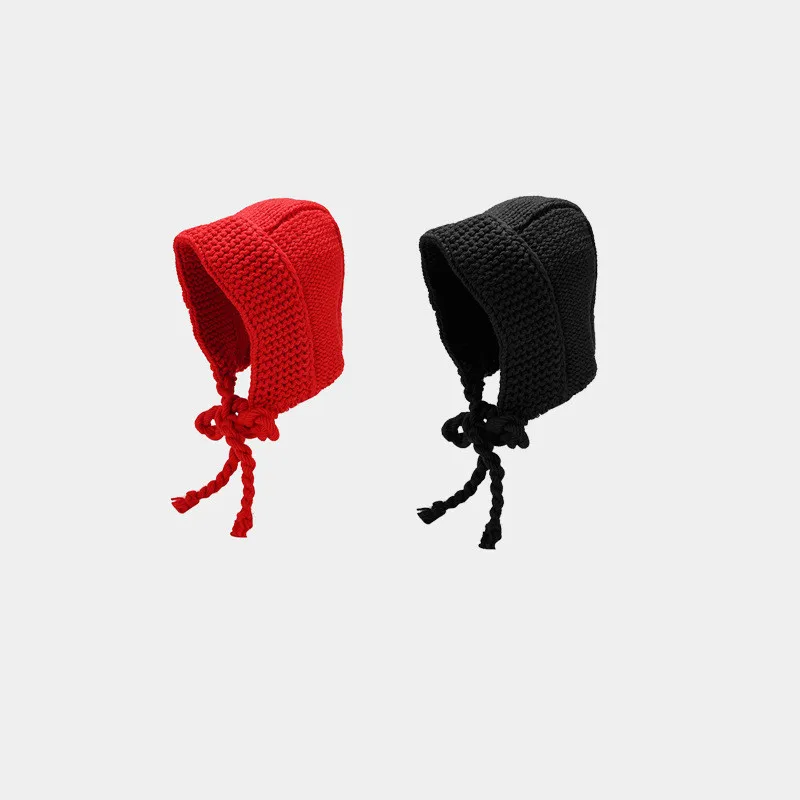 

2022 Autumn and Winter Acrylic Solid Color Skullies Cap Beanie Hat for Girl and Women 25