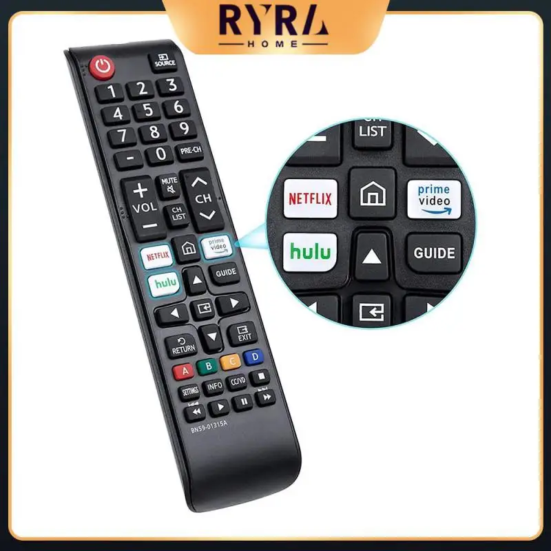 

Bn59-01315a Smart Remote Control 3 Shortcut Buttons Universal Remote Easy To Use Smart Tv Remote Control Infrared Remote Control