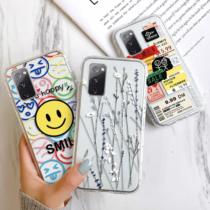 

S22 Ultra Cases For Samsung Galaxy S20 Fe Cases S21 Plus A52 A52s 5G A51 A12 A32 A21S A72 A 12 32 Silicon Back Soft Fundas Cover