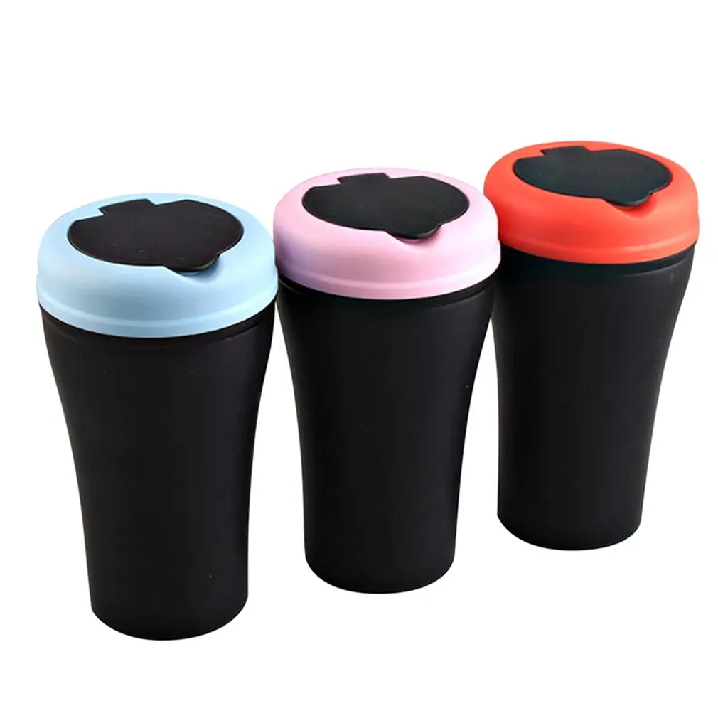 

Car Trash Can Coke-shaped Clamshell Debris Bin Storage Box Durable PP Material Detachable Mini Trash Can