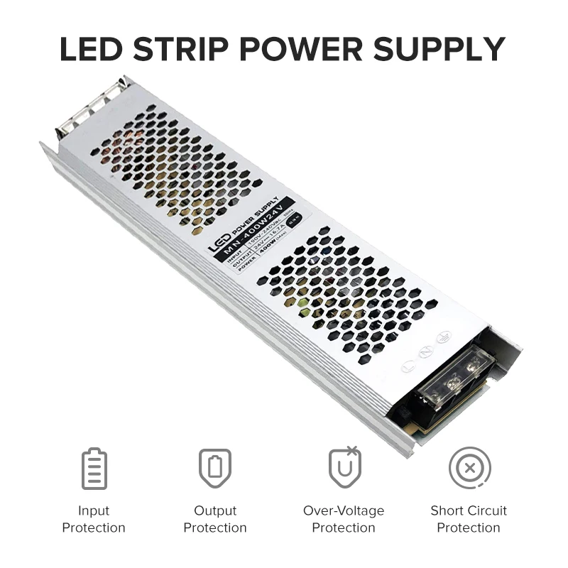 Ультратонкий импульсный источник питания постоянного тока 24 В 400 Вт 190 а 240-в