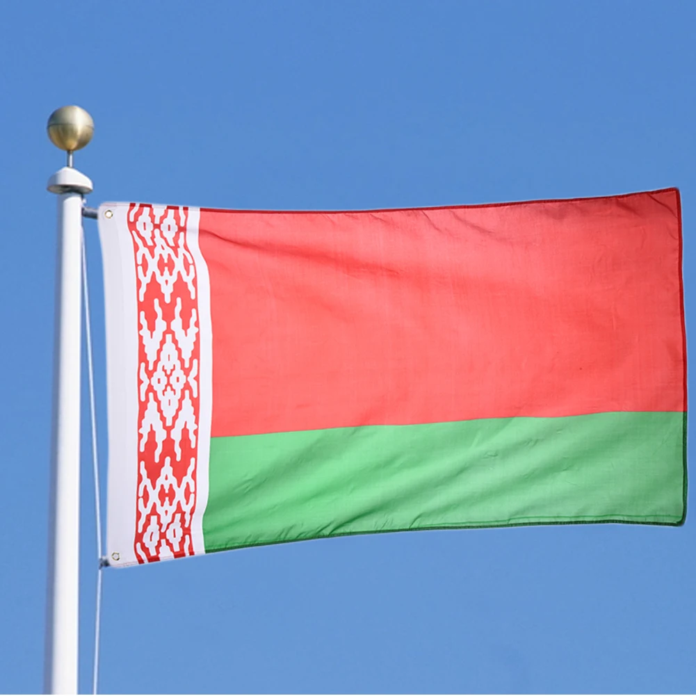 

90x150cm Belarus Flag 3x5ft belarusian Banner Office/Activity/parade/Festival/Home/Garden Decoration
