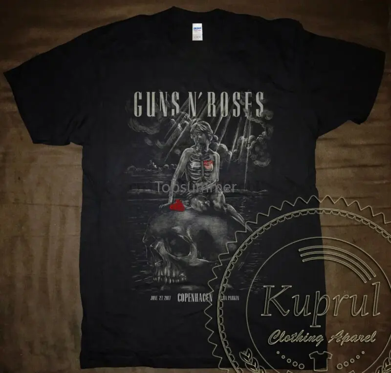 Рубашка New Guns N Roses Копенгаген, 27 июня 2017 г.