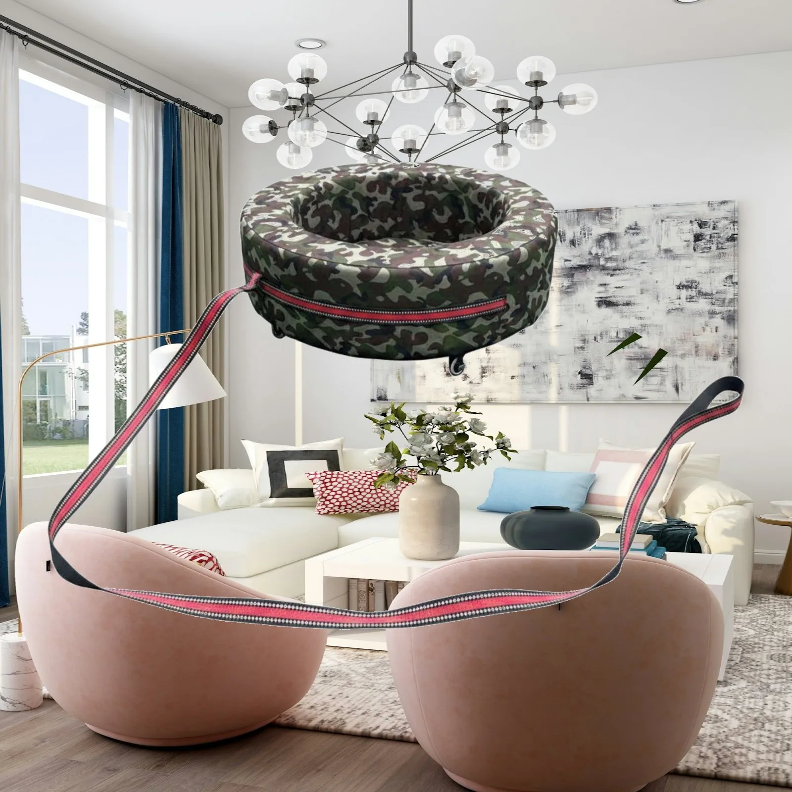 Фото Детская тележка-каталка для развития сенсорных навыков, уличная игрушка для детей дошкольного возраста, детского сада, спорта №1