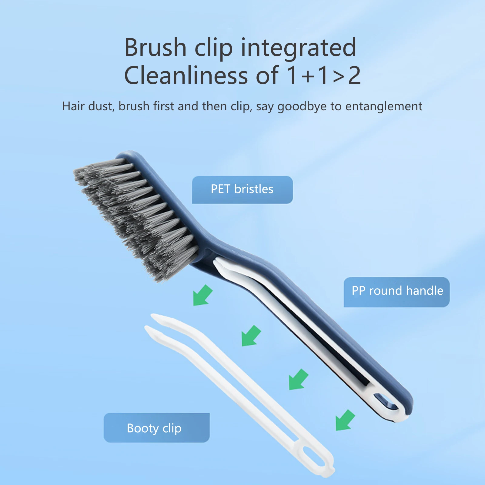 2/4pcs Floor Crevice Brush V-type 2-in-1 Shower Door Rail Cleaning Brushes Hide Dirt Clip Hangable Handheld for Bathroom Kitchen - купить по