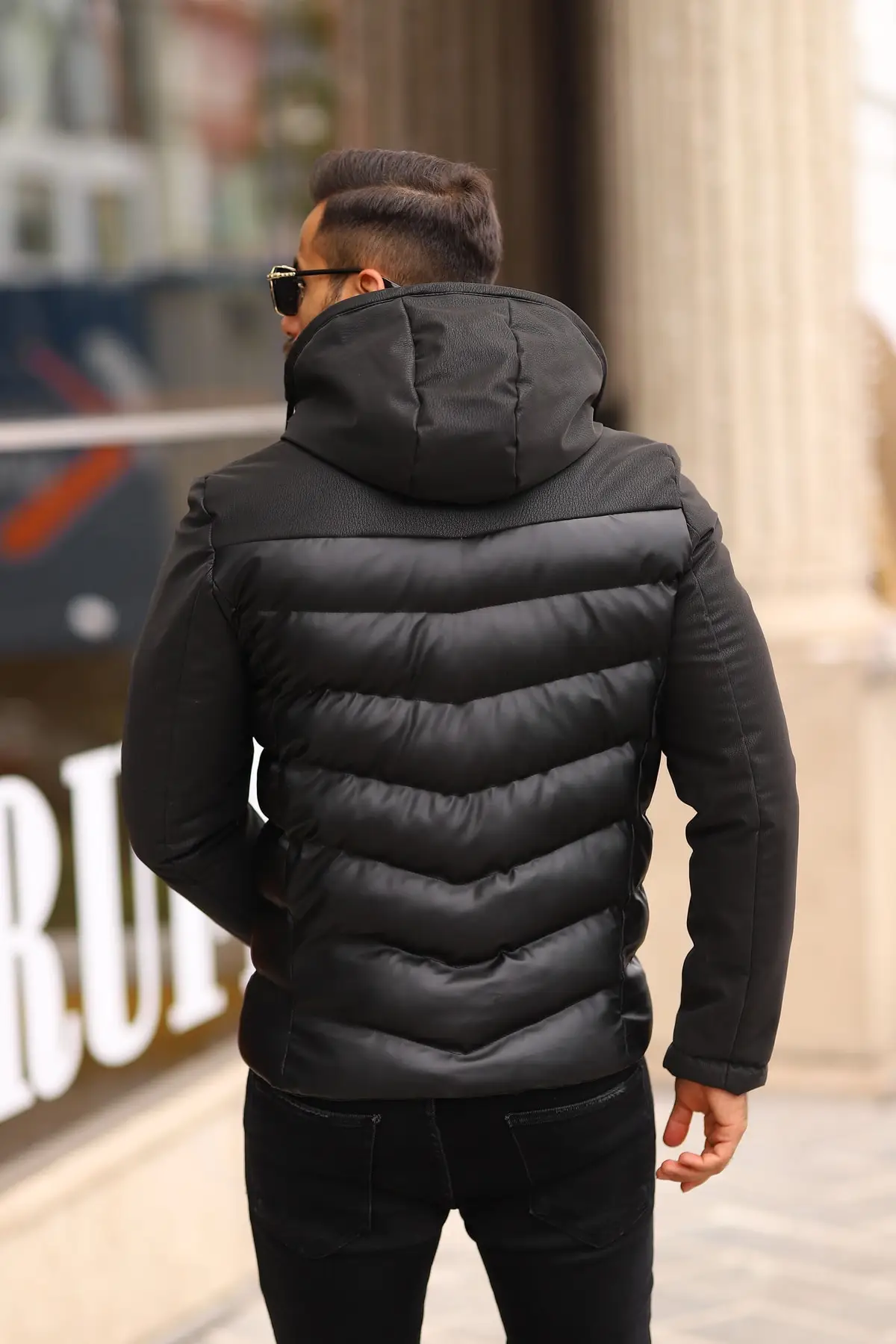 New Season Will Windproof Men's Jacket Inflatable Leather Winter Jacket