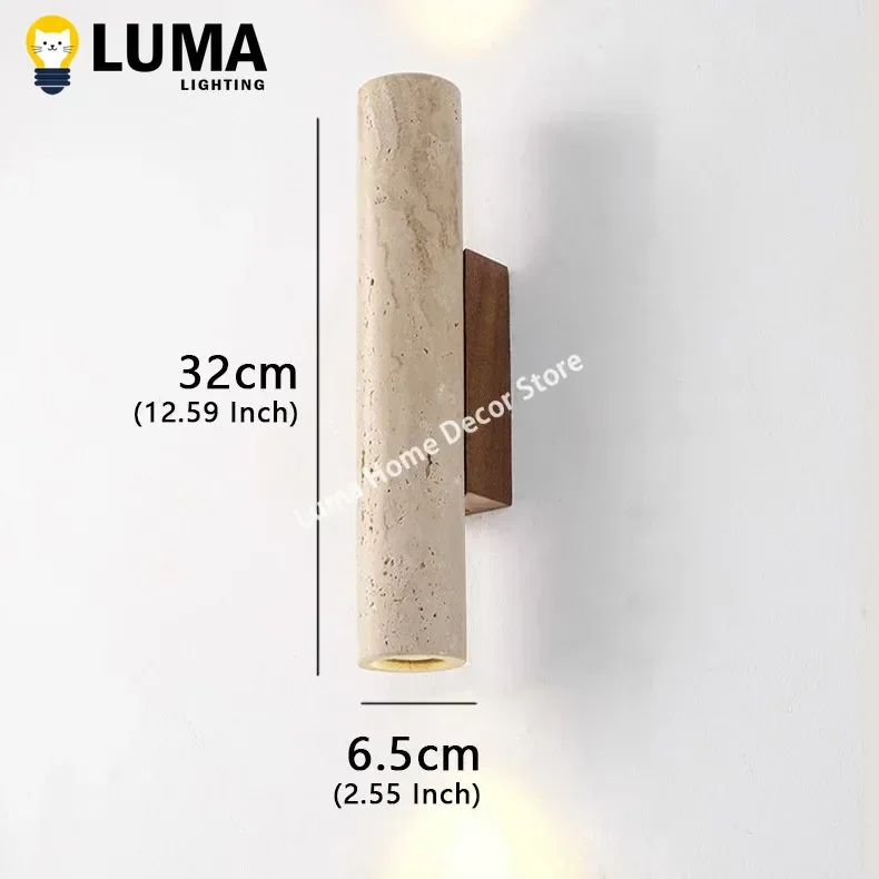 

LUMA Wabi-Sabi настенный светильник из камня