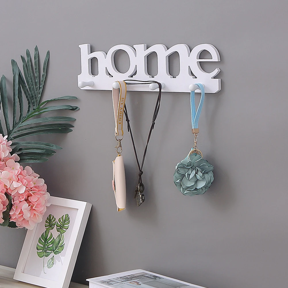 

Key Holder Mail Rack Entryway Shelf Wall Mount Hooks Letter Key Sorter Organizer Door Entryway Hook Wall Hangers With 4 Hooks