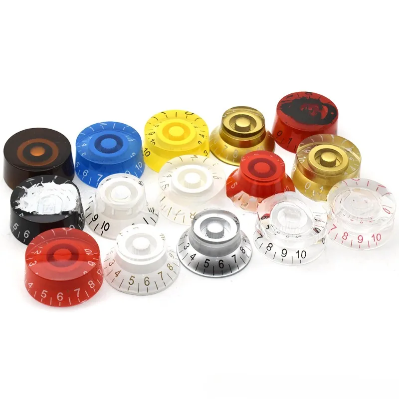 

1PCS Multi Color LP Electric Guitar Volume Tone Knob Top Hat Straight Guitar Speed Control Knob Plastic Guitar Bass Guitar