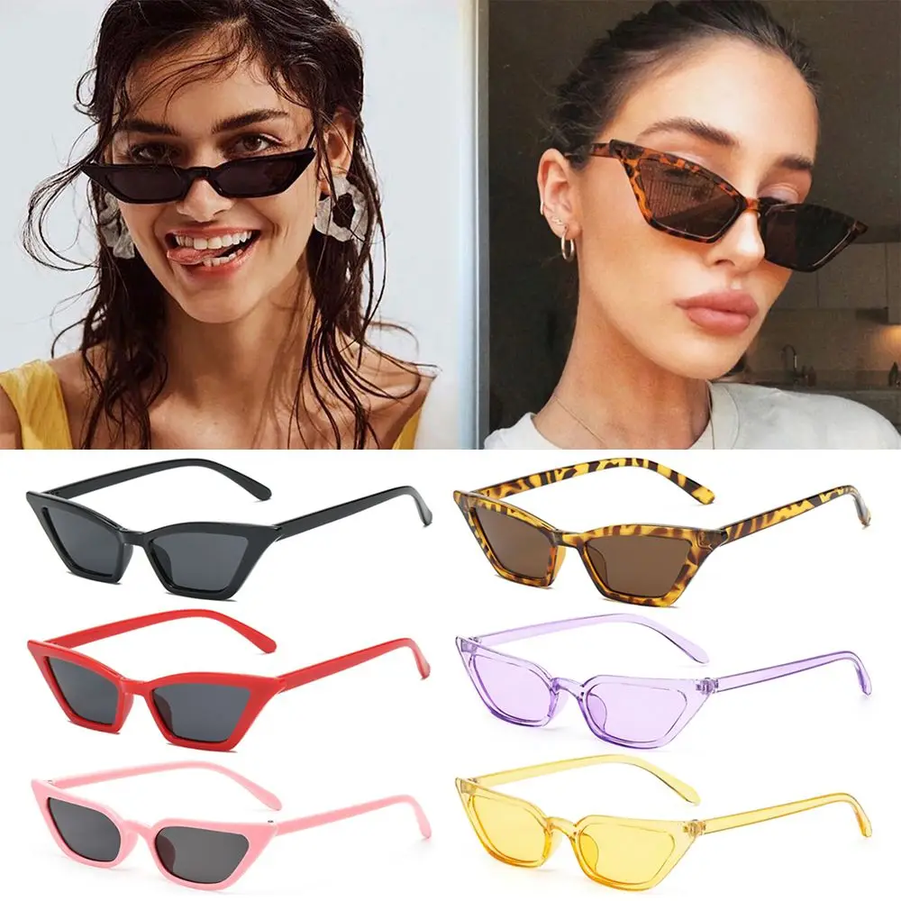 

Fashion UV400 Shades Eyewear Sun Glasses Vintage Sunglasses Cat Eye Small Frame