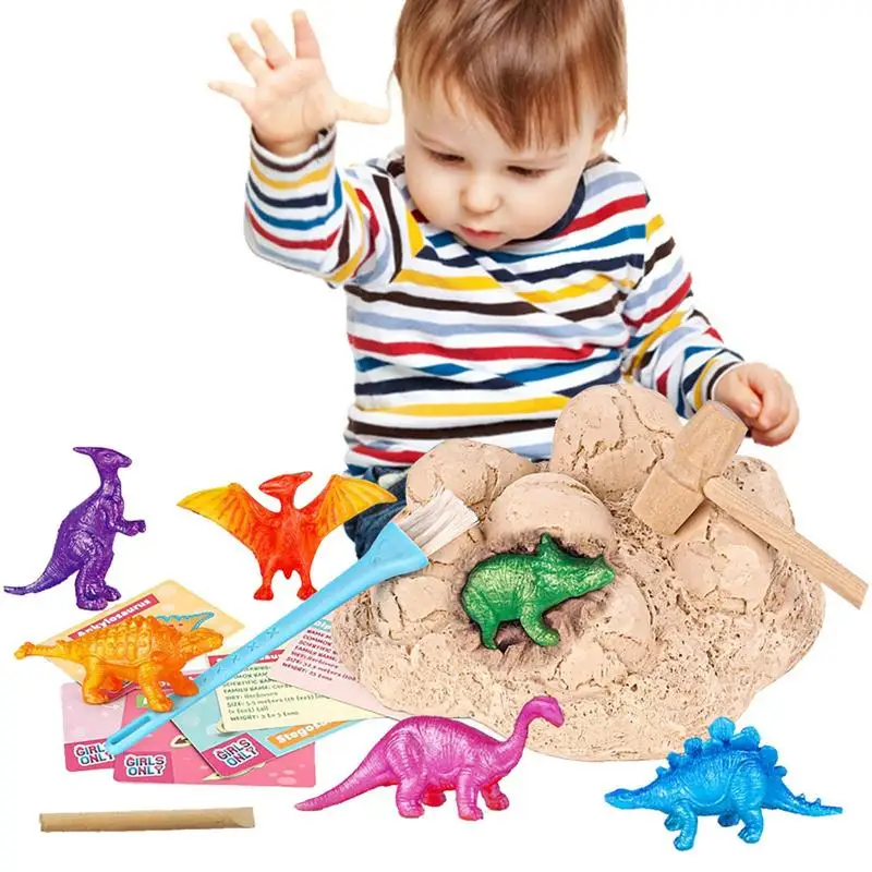 

Dinosaur Eggs Tyrannosaurus Model Toys Scientific Mining Dinosaur Archeology Mystery Digging Educational Toys For Kid Boy