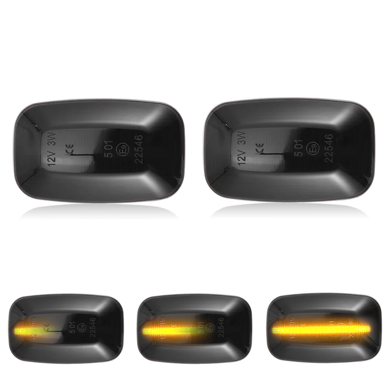 

Для Toyota Land Cruiser Prado 70/80/90/100 Series FJ Cruiser Hilux светодиодный, боковая габаритная лампа, поворотный сигнал, динамические янтарные огни