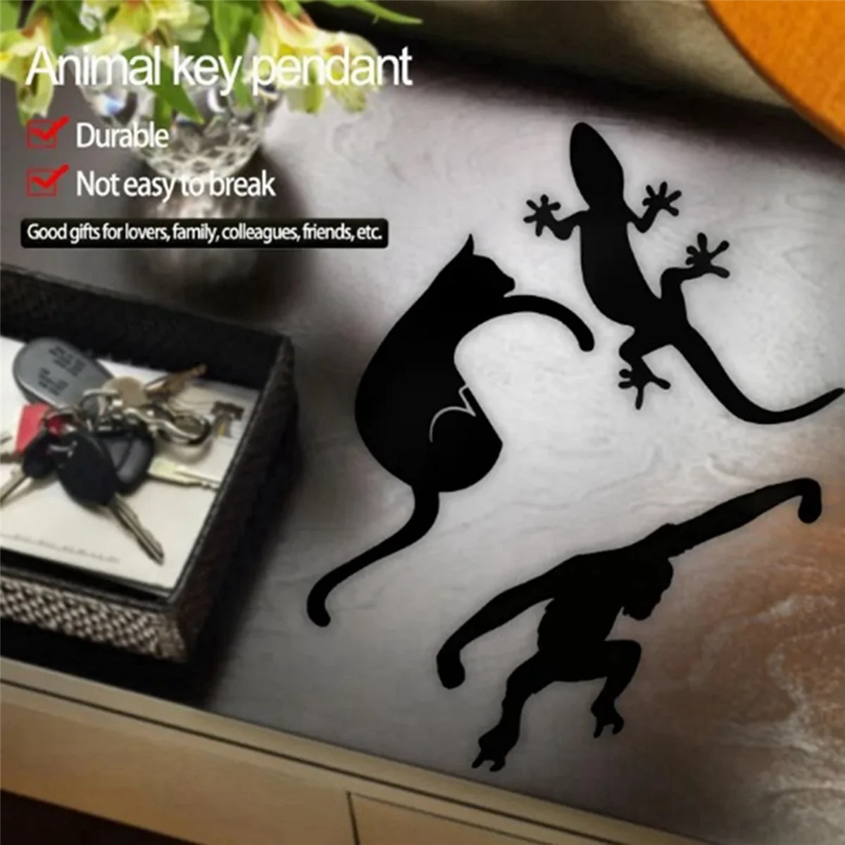 Настенный держатель для ключей декор комнаты настенная полка вешалка поводка