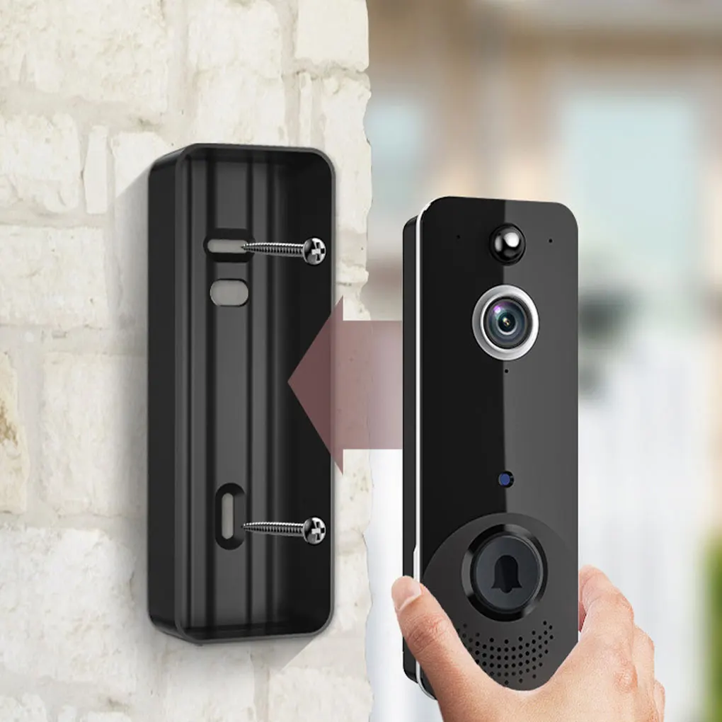 

High Security Doorbell Camera - Wireless Control Smart Home Compatible Loud Alarm House Door Alarm