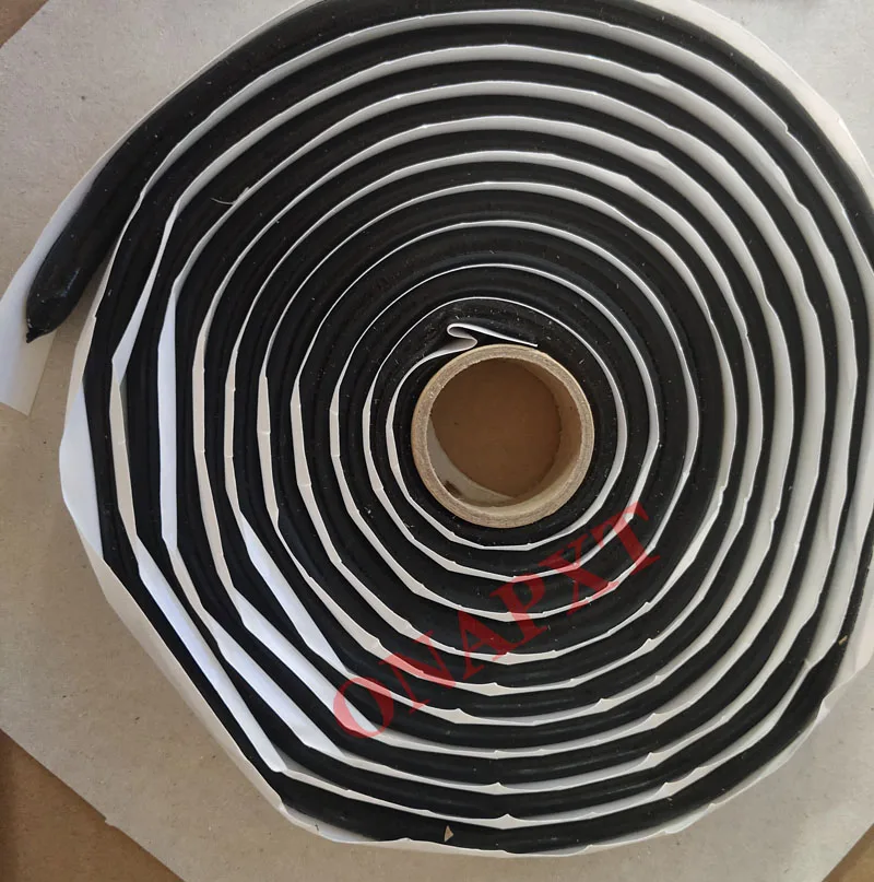 

Car Headlight Soft Strip Waterproof Modified lamp Glue Non-toxic and Tasteless Glue 9mm*4m Snake Gum Headlight Seal