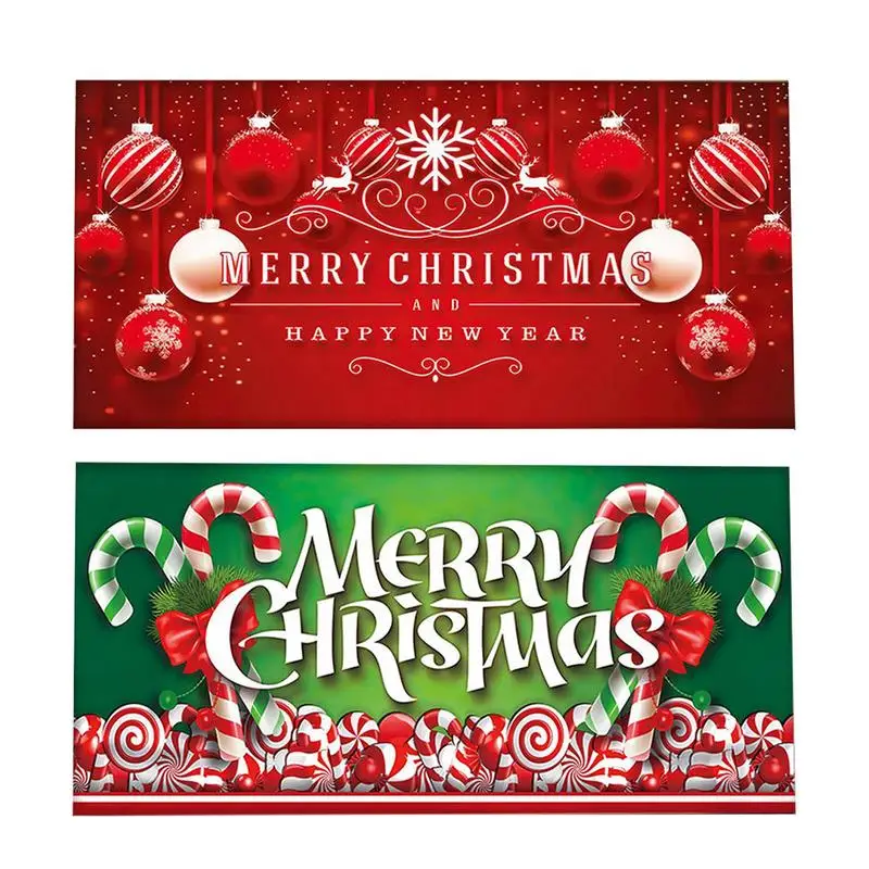 

Christmas Tapestry Photography Background Party Decor Merry Christmas Happy New Year Indoor Outdoor Wall Mural 400x180/480x210cm