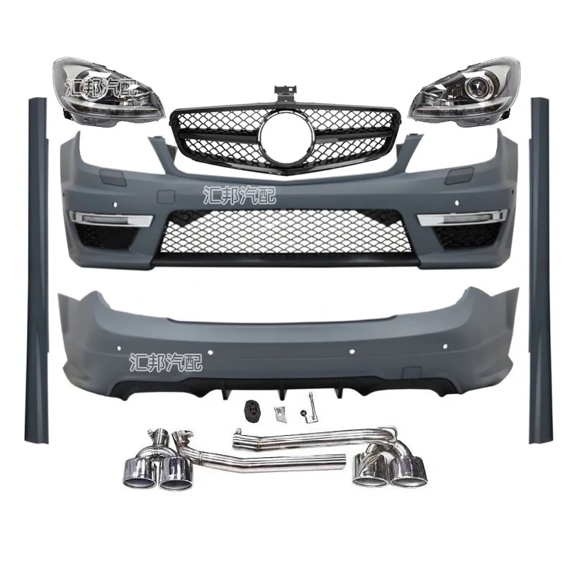 Подходит для адаптировано к Mercedes-Benz C-Class W204, полного кузова AMG, модификации капота AMG W204, боковой юбке, переднего бу (art.: 3920cfbdafb58) - 3920cfbdafb58