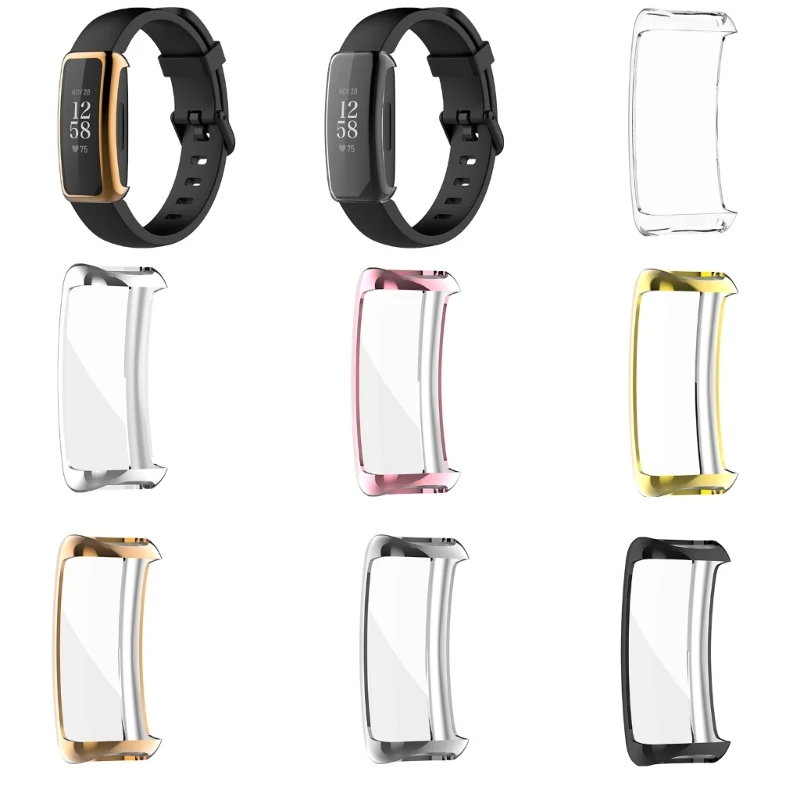 

Screen Protector for Inspire 2/3 Smartwatch Accessories TPU Covers Scratched Resistant Full Protective Cover B36A