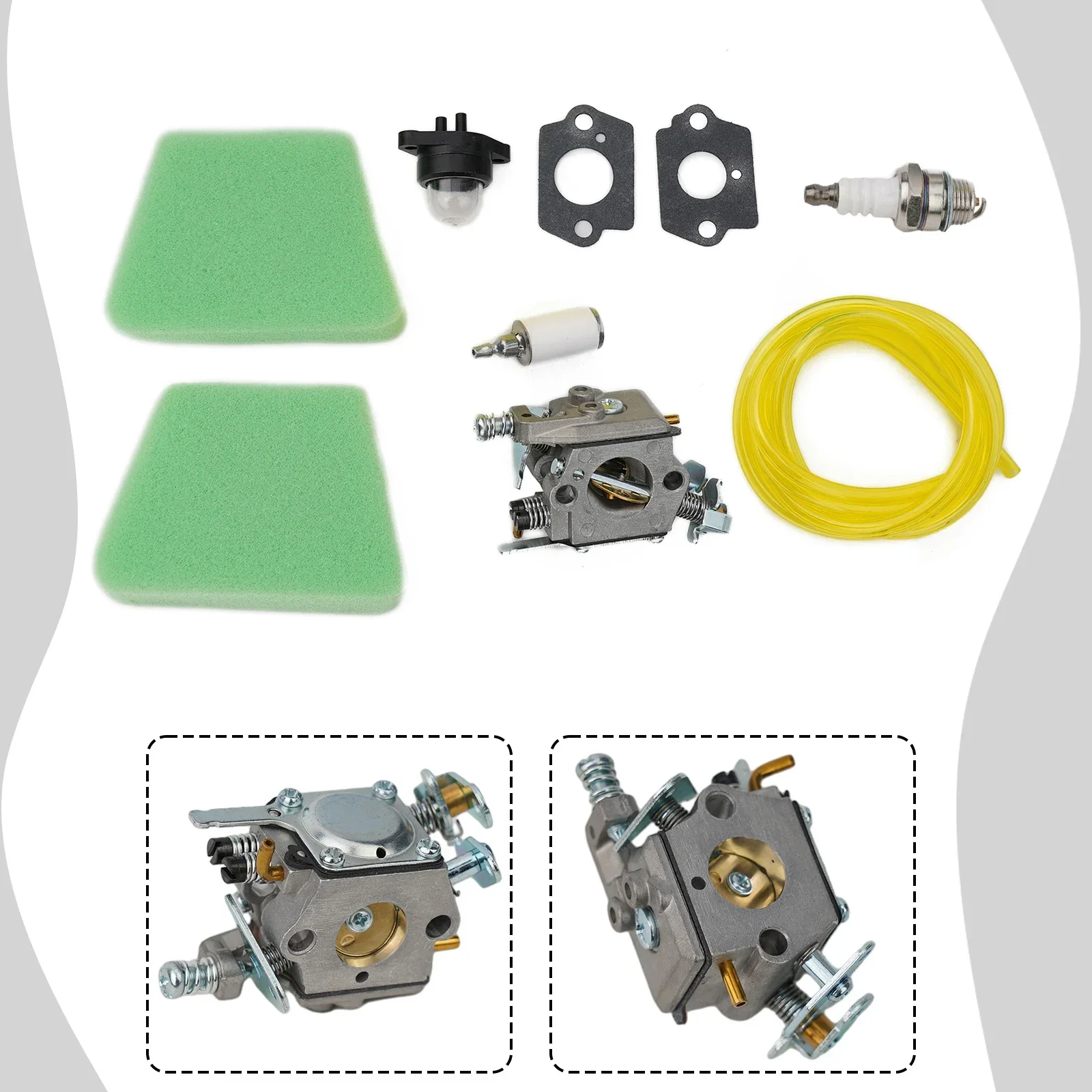 Комплект карбюратора катушки зажигания WT-891-1 WT-89 металлический воздухозаборник