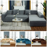 levivel velvet plush sofa cover elastic thick l shaped corner sofa couch cover for living room sofa slipcovers 1234 seater
