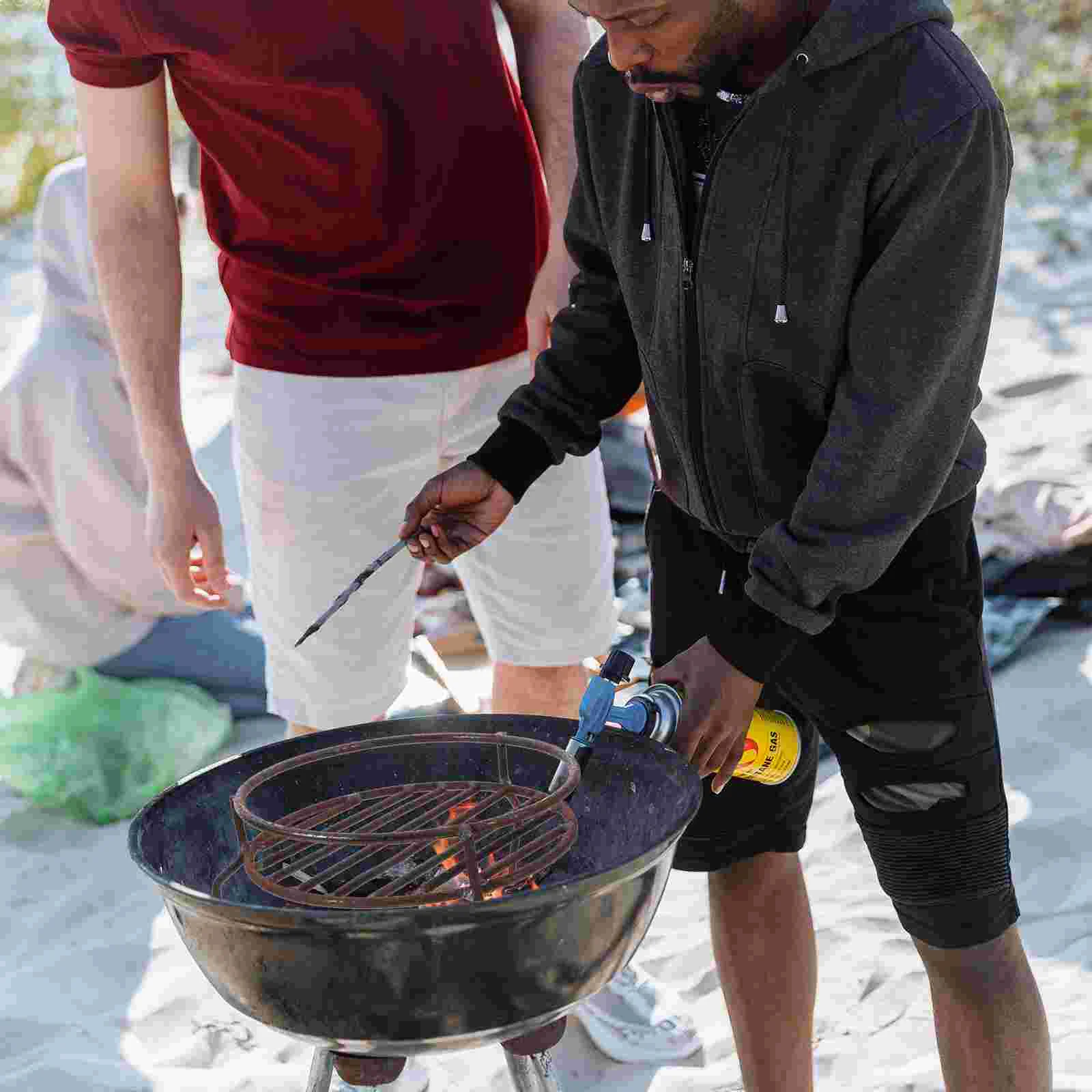 

Pot Holders Pan Supply Camping Rack Metal Wok Oven Household Reusable Iron Accessory