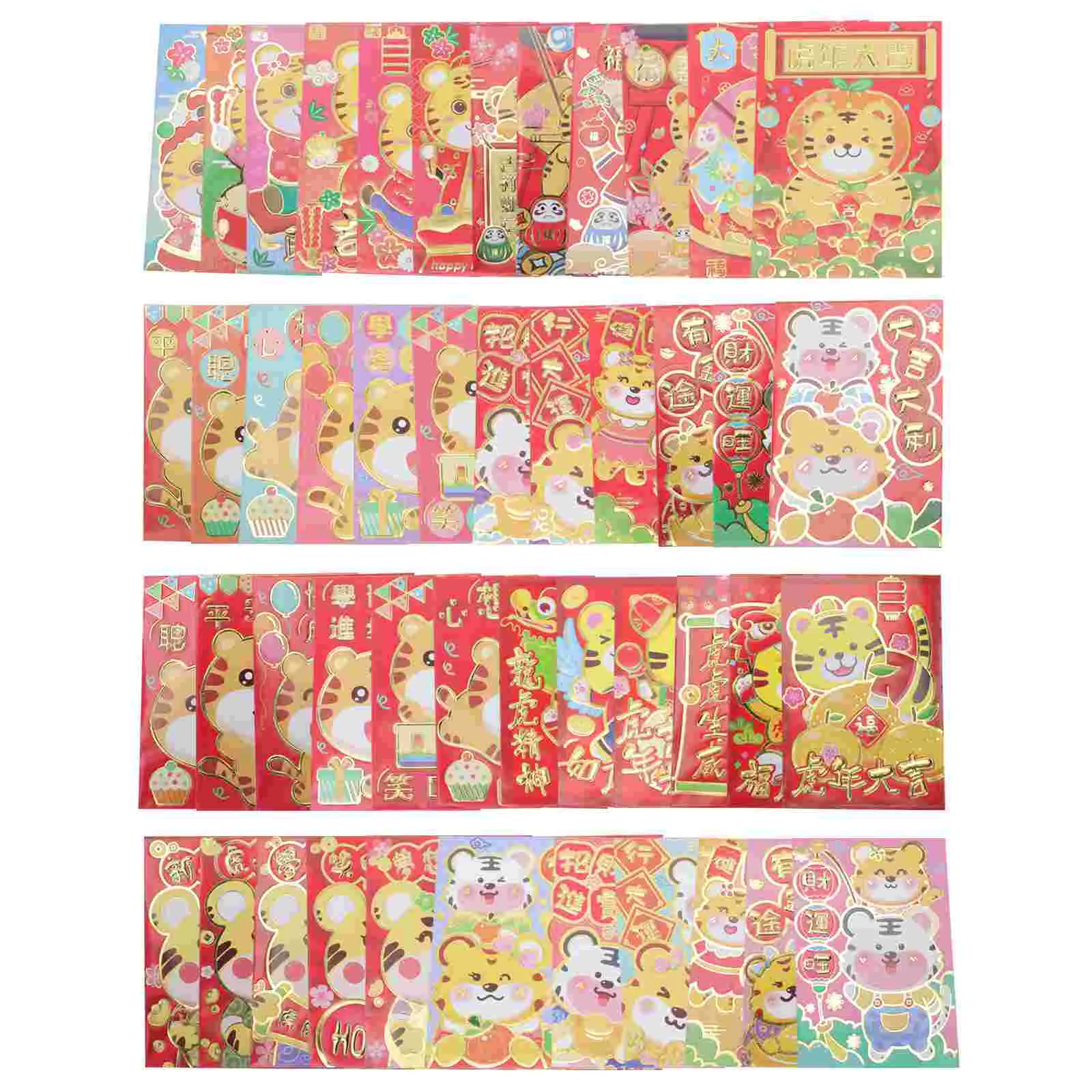 

Envelopes Chinese Year Spring Festival Hong Bao New Red Zodiac Money Hongbao Lunar Favorpockets Wedding Birthday Christmas Gift