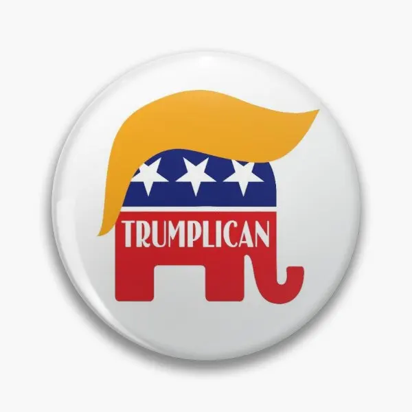 

President Trump Gop Republican Elephant Customizable Soft Button Pin Brooch Fashion Gift Metal Hat Lover Lapel Pin Funny