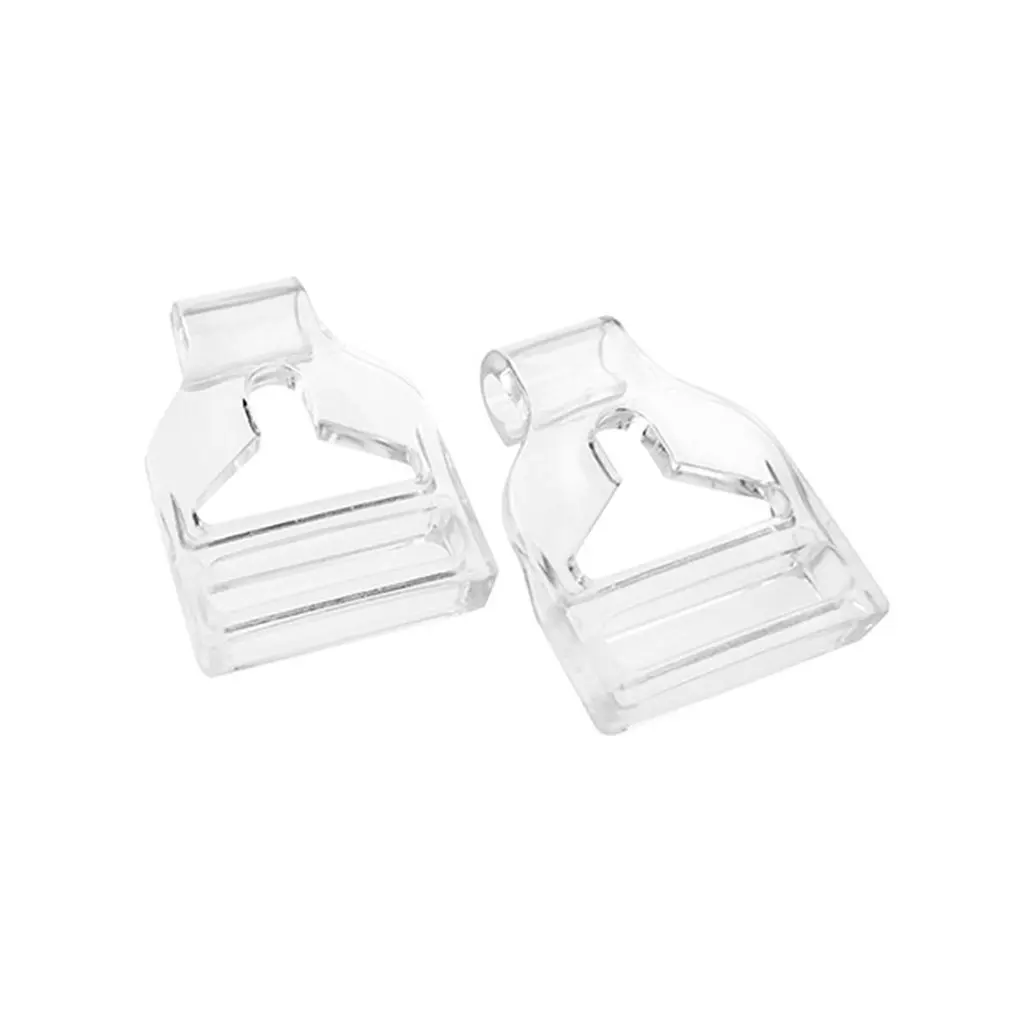

2 Pairs Mask Button Ventilator Ventilation Mask Mouth And Nose Mask Buckle Headband Transparent Buckle
