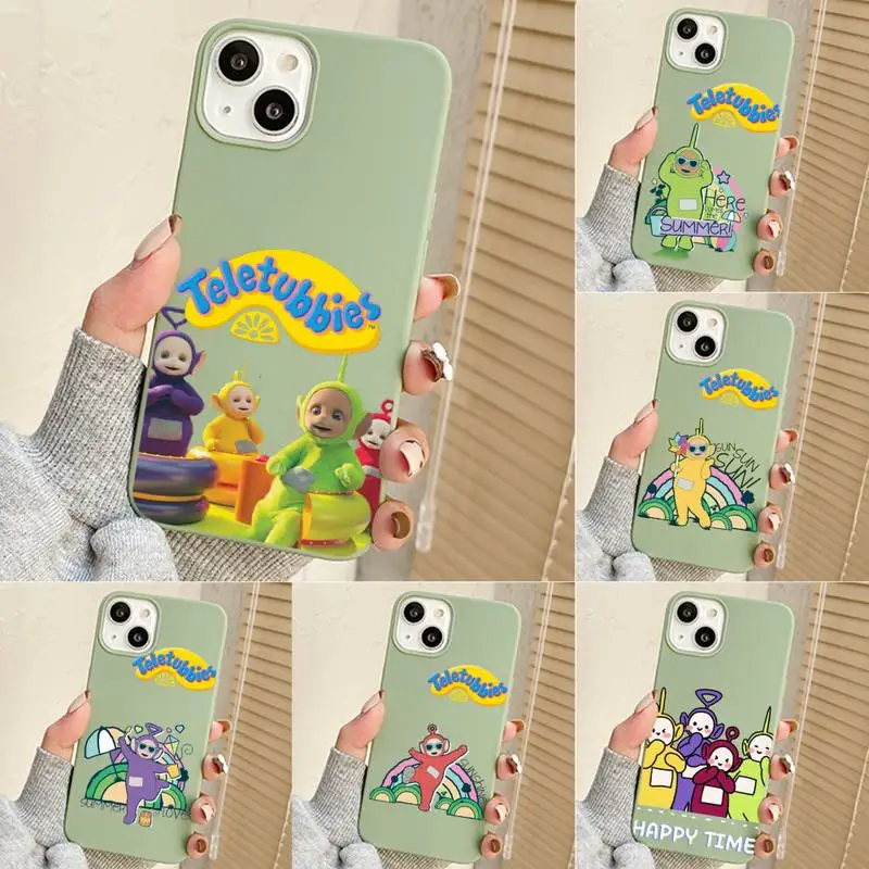 

Lovely Teletubbies Phone Case For Iphone 7 8 Plus X Xr Xs 11 12 13 Se2020 Mini Mobile Iphones 14 Pro Max Case