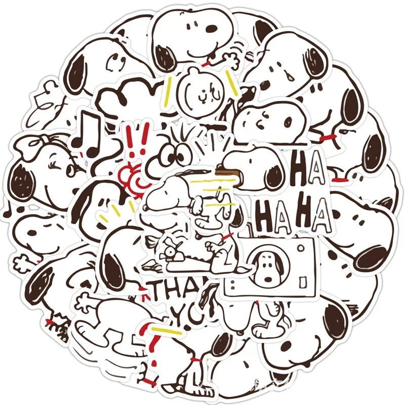 Мульти Стили Аниме стикер Miffy Sanrio Kuromi Стич Снупи My melody Kirby 40/50 шт. милые стикеры s