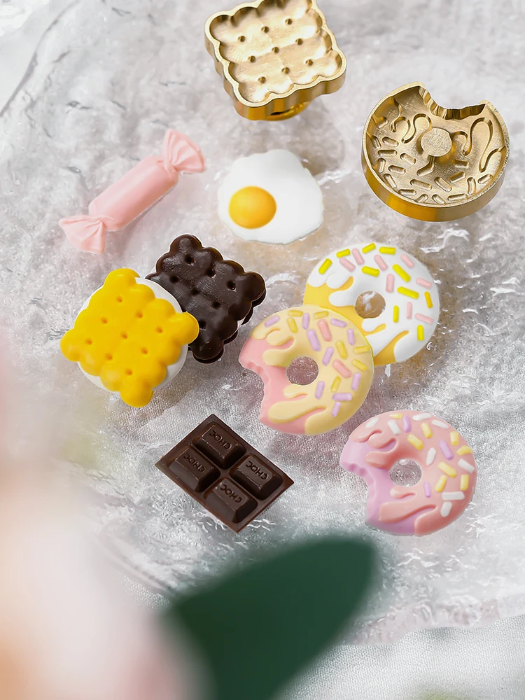 3D тисненая восковая печать, печать, печенье/пуговицы/пончики ...