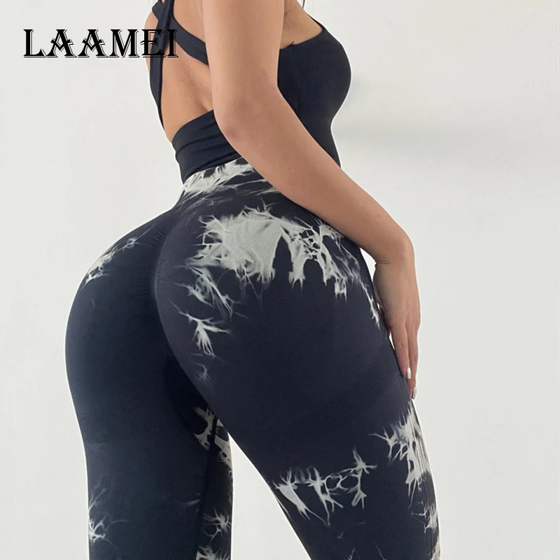 

Tie Dye Women Leggings Pants High Waist Casual Fitness Yoga Pant Solid Female Slim Push Up Workout Sport Gym Leggings