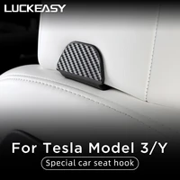 for tesla model 3 model y modified car seat hook car seat headrest hook storage portable interior car bracket model3 2017 2022