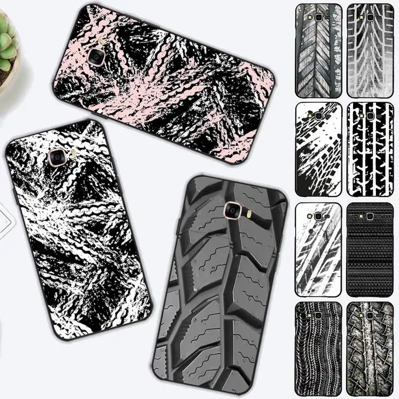 

Tire marks Phone Case for Samsung J 2 3 4 5 6 7 8 prime plus 2018 2017 2016 core