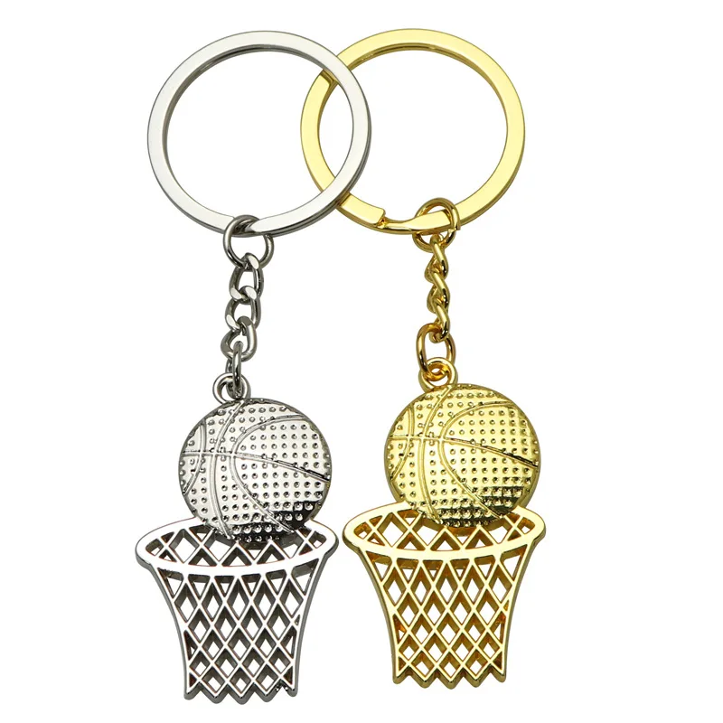 

Basketball Hoop Keychain Ring Women Man Jewelry Sport Accessories Fashion Car Bag Pendant Gifts