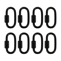 8 pcs ring durable prime professional premium links carabiner for travel outdoor home