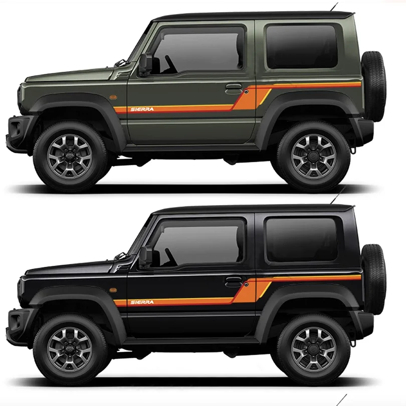 

Наклейка для тела в полоску, наклейка на талию, наклейка для рисунка, наклейка для украшения, аксессуары для Suzuki Jimny Sierra 2024