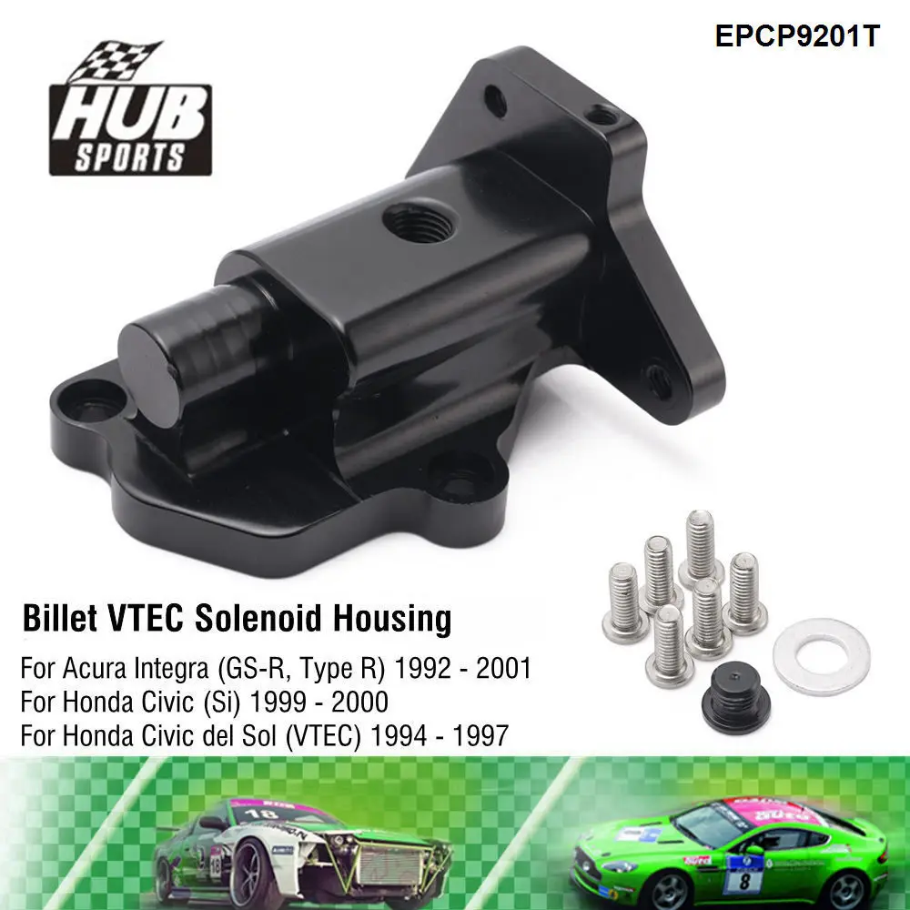 Оформление двигателя HUB Sports Engine Bay для крышки VTEC-соленоида Honda Civic Acura B Series Si EG EK Hatch B16A B16B B18C EPCP9201T.