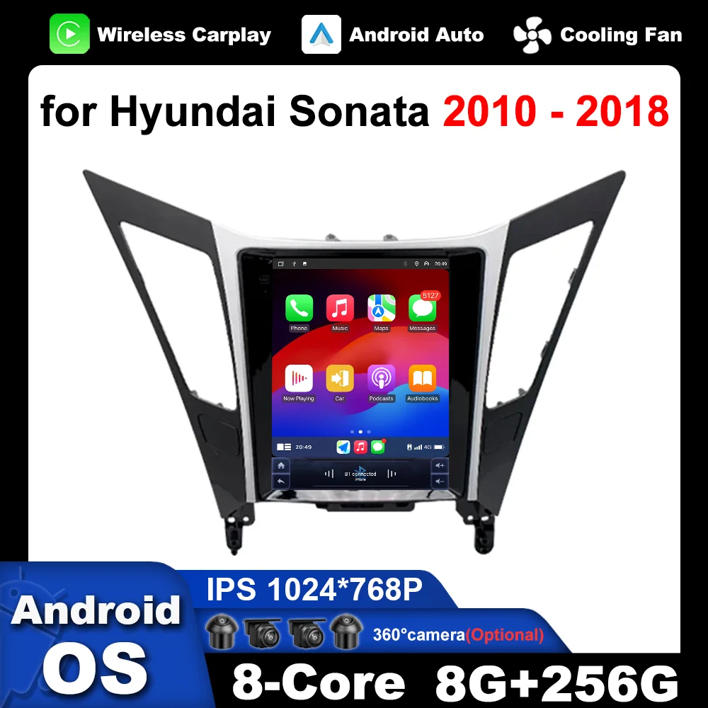 Автомобильный радиоприемник с Bluetooth для Hyundai Sonata 2010 - 2018 9 7 ''GPS Navi