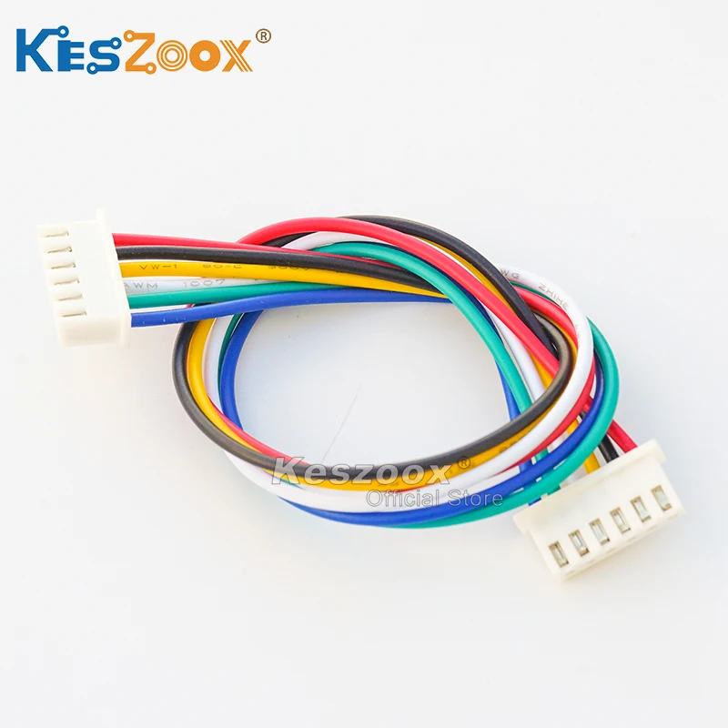 

Keszoox JST XHP-6 XH 2.54mm Wire Cable Connector 6Pin With 22AWG Length of 10-100cm【Support Customized】