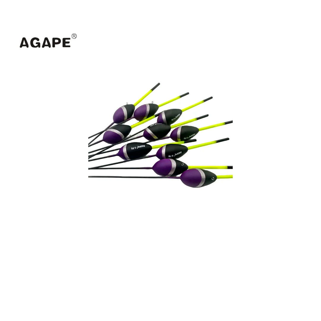 

10pcs Carp Fishing Float Floats Purple Bobber Fluctuator 0.5/1.0/1.5G Buoyancy Fishing Accessories Wedkarstwo Wyprzed