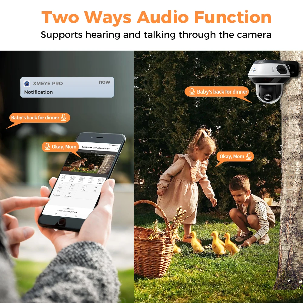 Hiseeu 6MP POE PTZ IP камера H.265 водонепроницаемая Полноцветное ночное видение