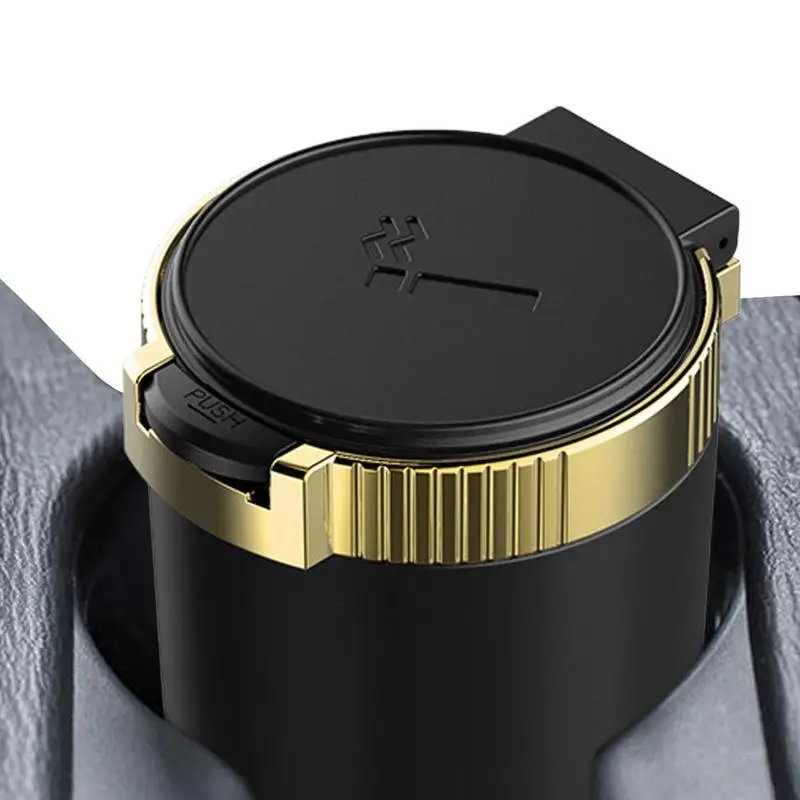 

Автомобильная пепельница, подстаканник, Бездымная пепельница, автоматическая подставка с индикатором яркости, пепельница для офиса, дома, автомобиля, мини-мусорная машина